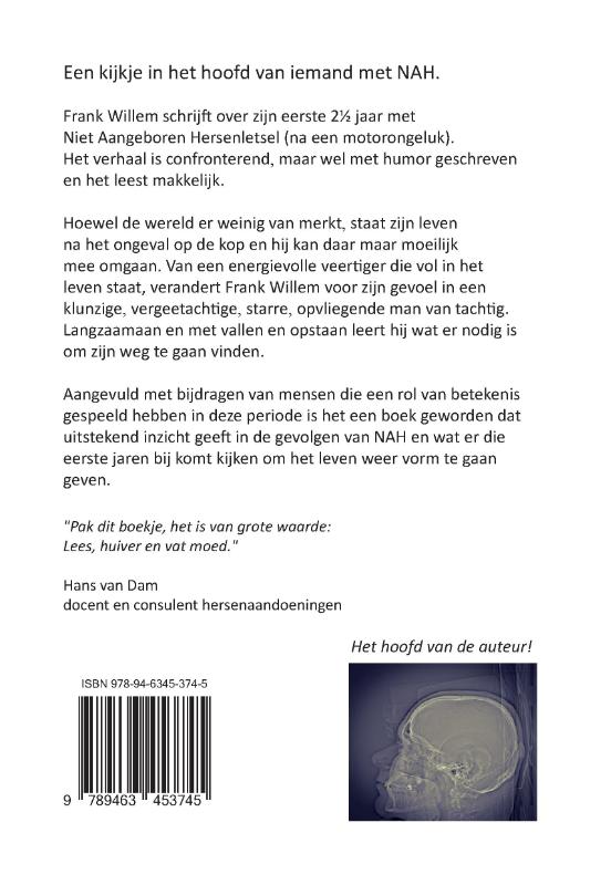 Achterkant van NAHgenoeg niets te zien