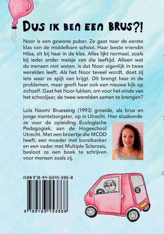 Achterkant van Dus ik ben een brus?!