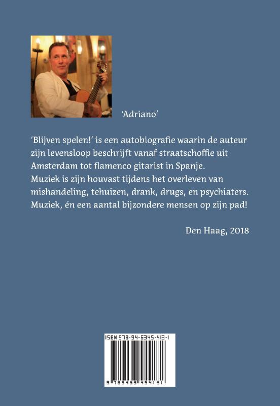 Achterkant van Blijven spelen!
