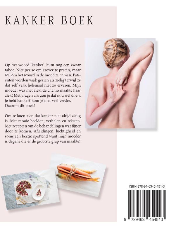 Achterkant van Kanker boek