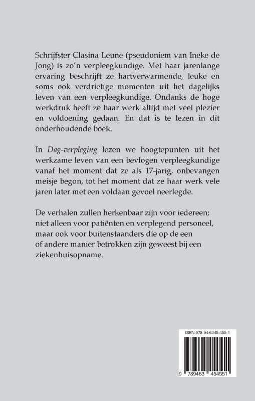 Achterkant van DAG-VERPLEGING