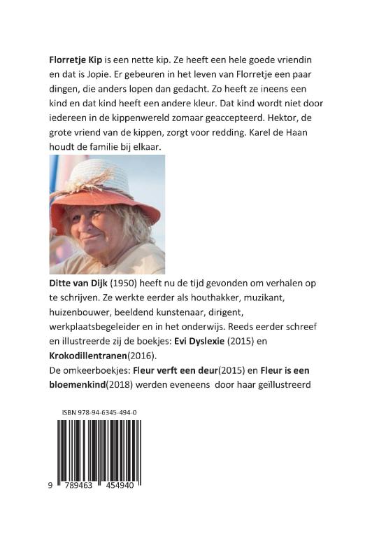 Achterkant van Florretje Kip