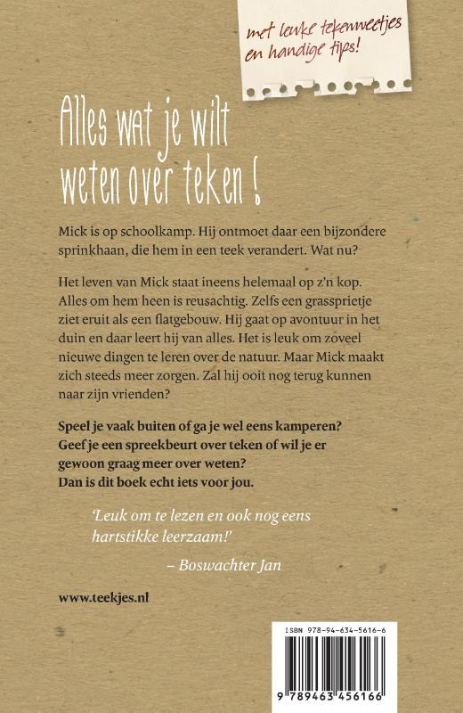 Achterkant van Vampie & Tick