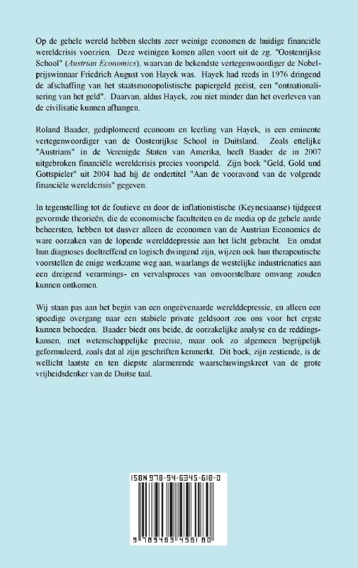 Achterkant van Geldsocialisme