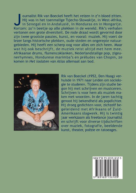 Achterkant van Het loslaten van Atlas