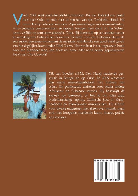 Achterkant van De zingende palmen van Cuba