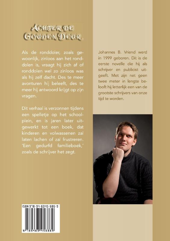 Achterkant van Achter de Gouden Deur