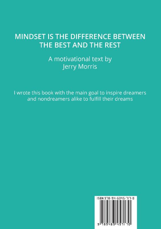 Achterkant van Mindset is the difference between the best and the rest