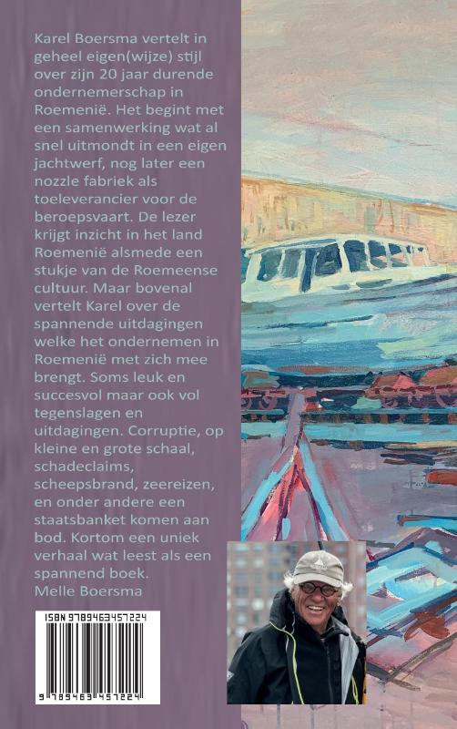 Achterkant van 20 jaar ondernemen in Roemenië