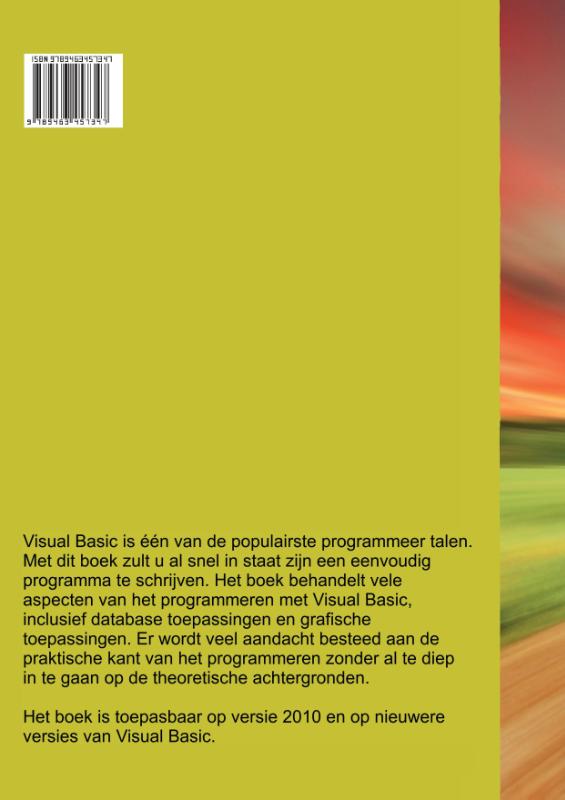 Achterkant van Op weg met Visual Basic