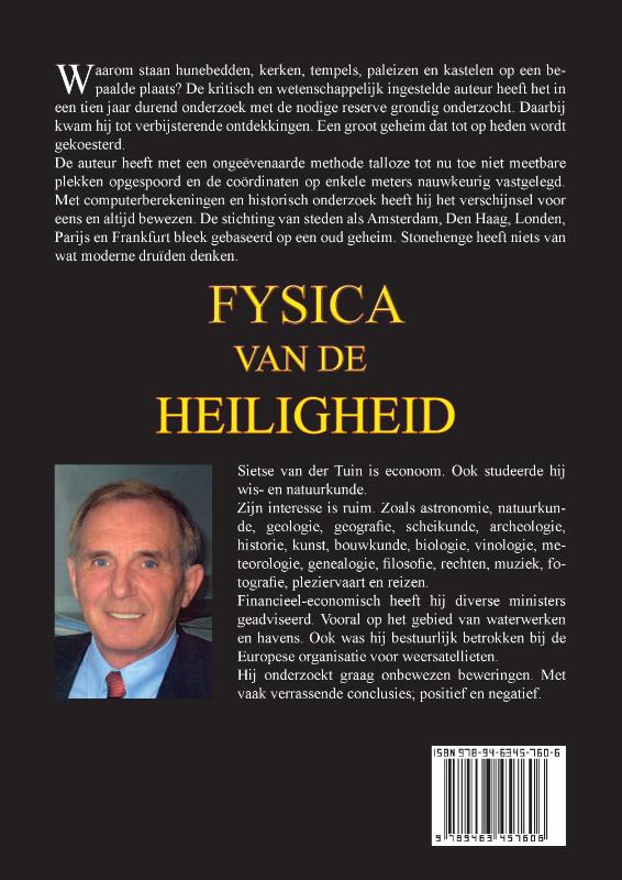 Achterkant van Fysica van de Heiligheid