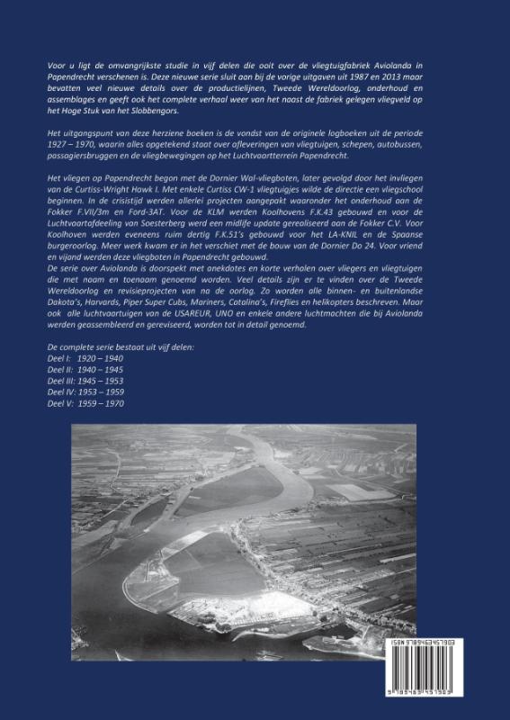 Achterkant van Logboek Aviolanda en het verdwenen vliegveld Papendrecht Deel V