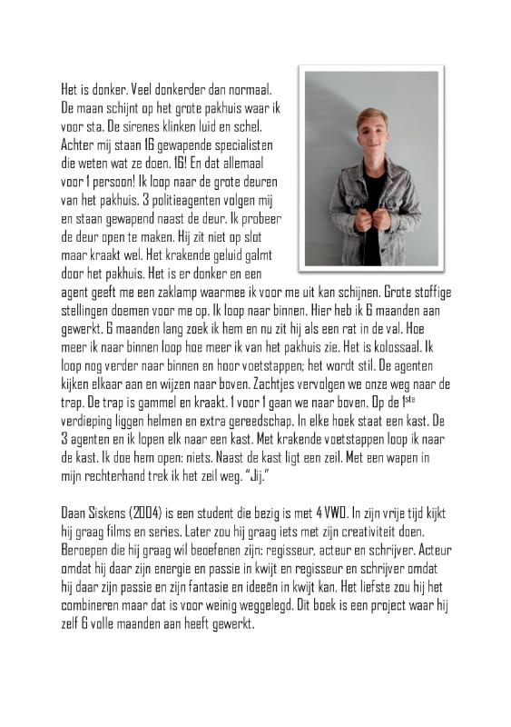 Achterkant van Één teveel