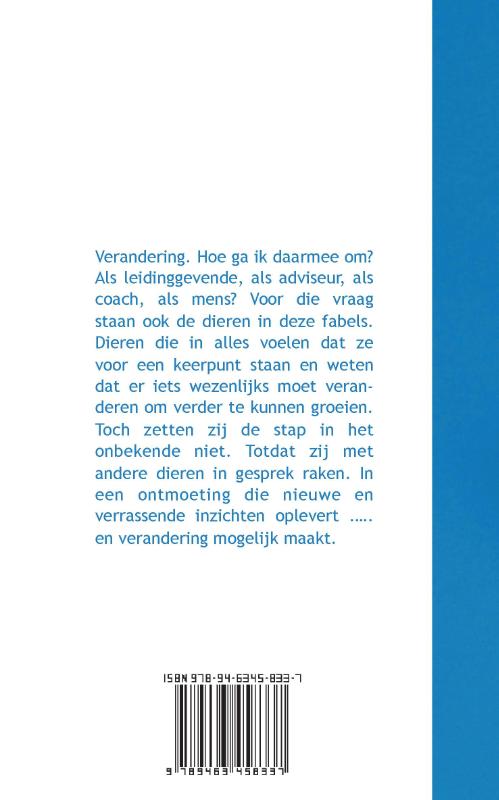 Achterkant van Voor de verandering!