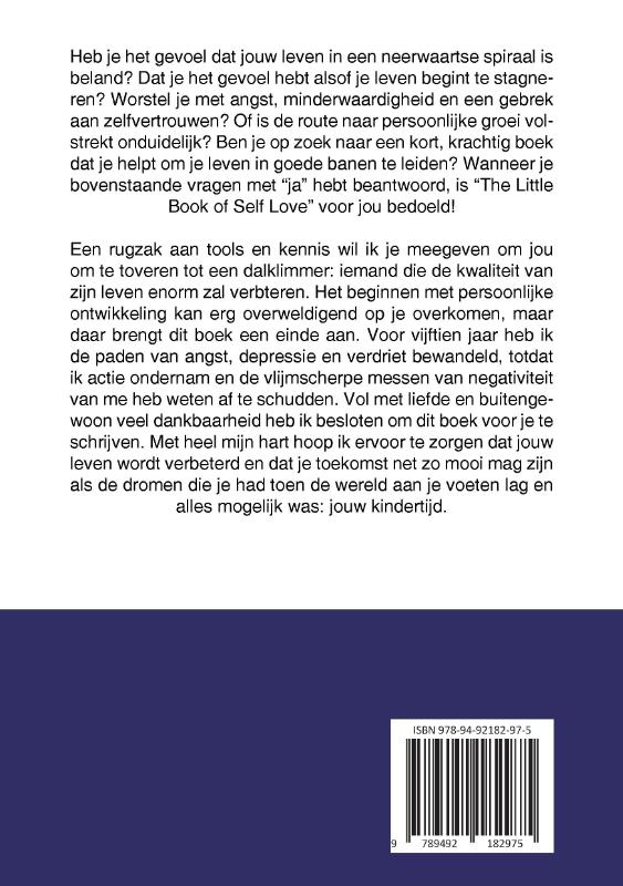 Achterkant van The Little Book of Self Love