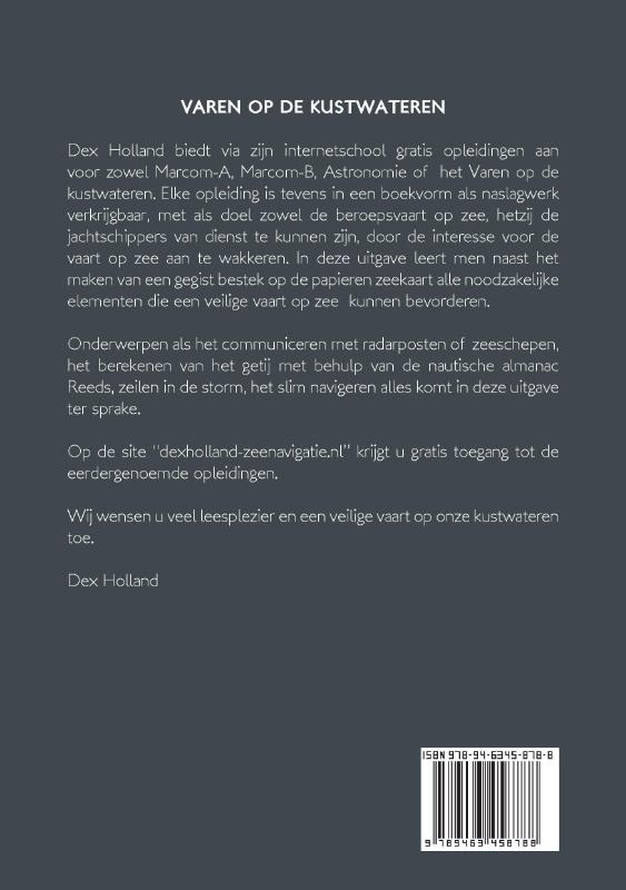Achterkant van Varen op Kustwateren