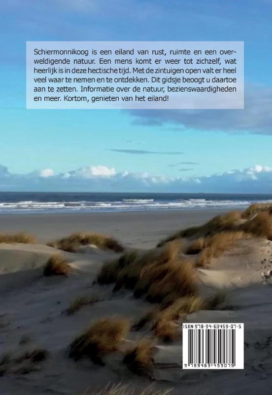 Achterkant van Weg Wijs Wad Schiermonnikoog