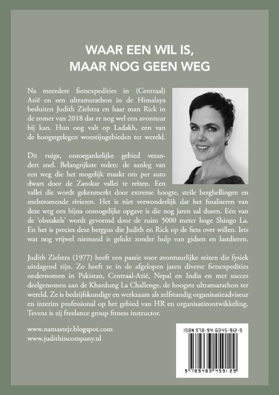 Achterkant van Waar een wil is, maar nog geen weg
