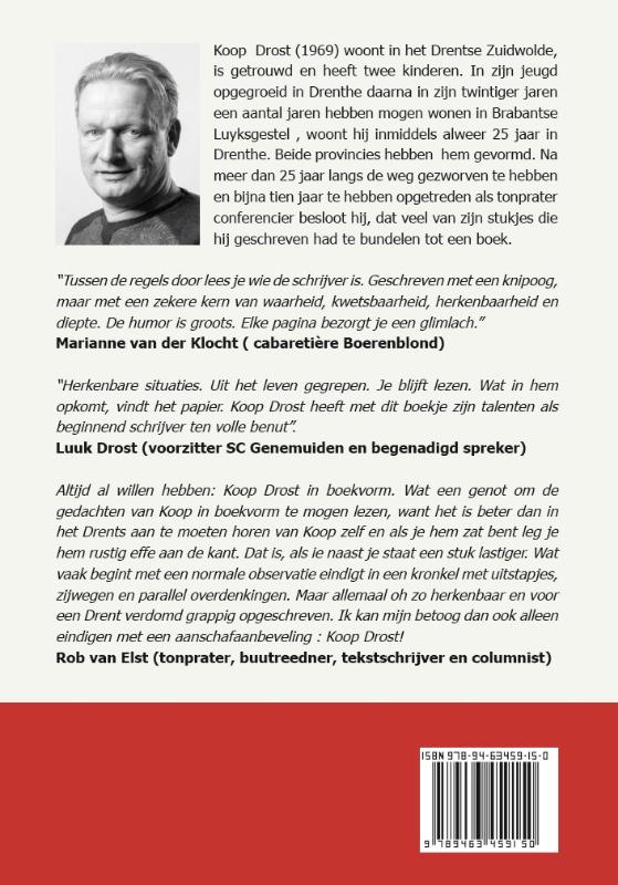 Achterkant van Te Koop