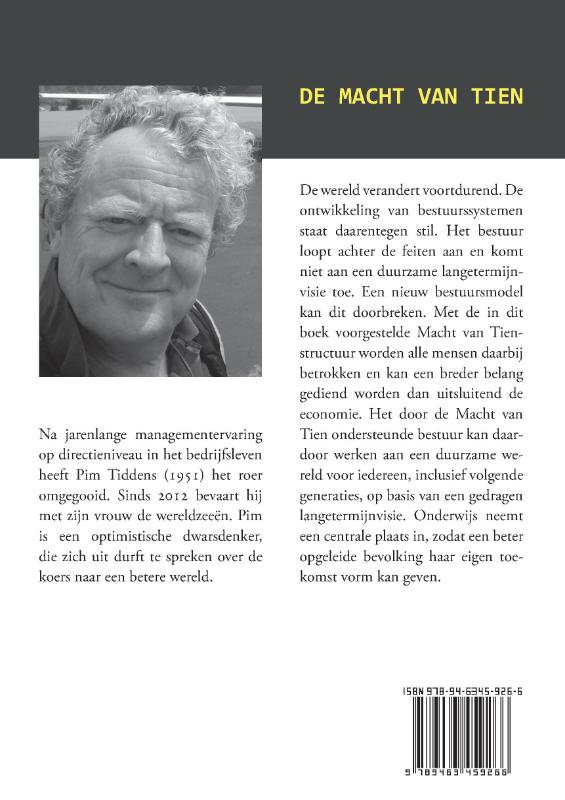 Achterkant van De Macht van Tien