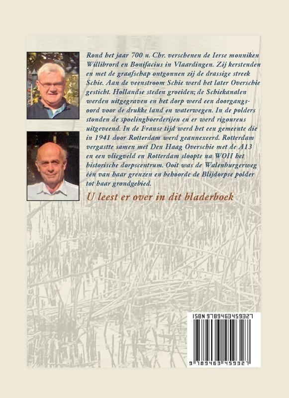 Achterkant van Het Bladerboek van historisch Overschie