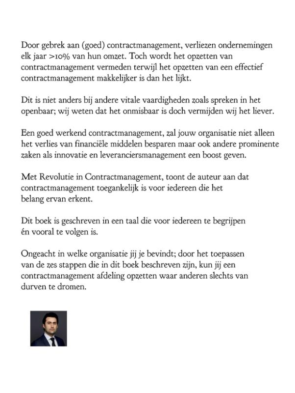Achterkant van CONTRACTMANAGEMENT