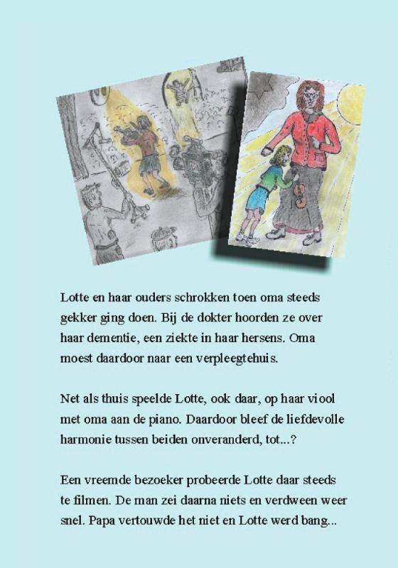Achterkant van Mijn oma Dementine
