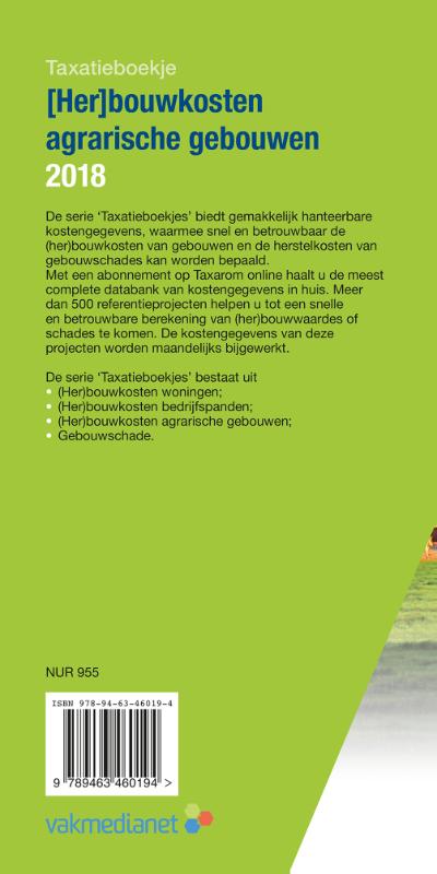 Achterkant van 2018
