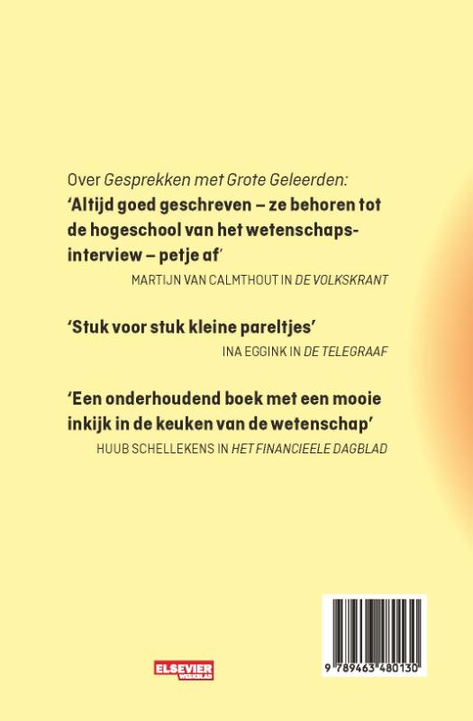Achterkant van Vertrouwen in de wetenschap