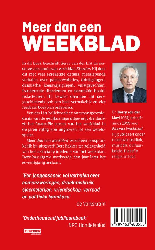 Achterkant van Meer dan een weekblad
