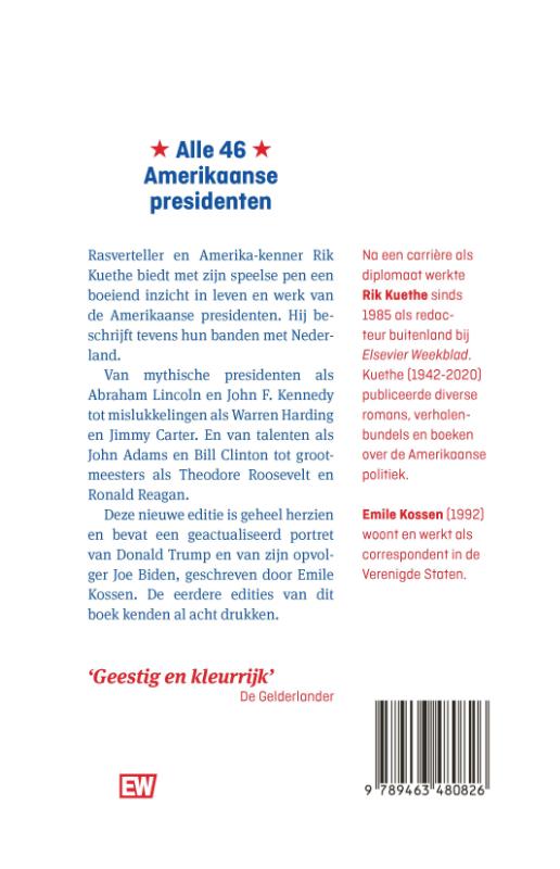 Achterkant van Alle 46 Amerikaanse presidenten