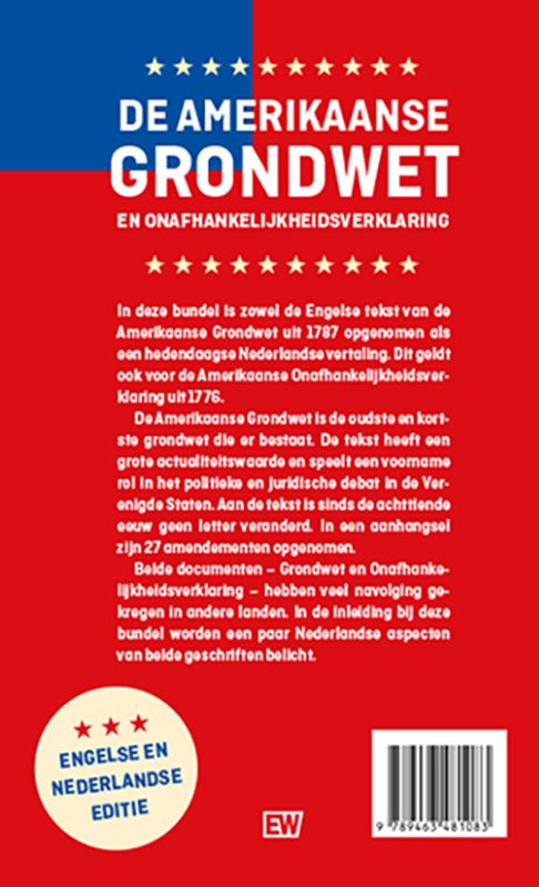 Achterkant van de Amerikaanse grondwet