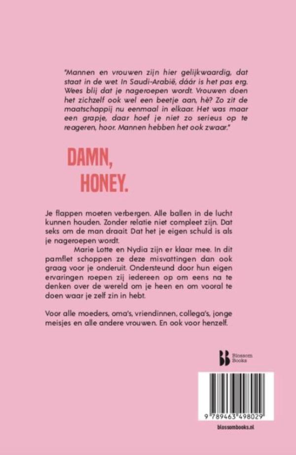Achterkant van Damn, honey!