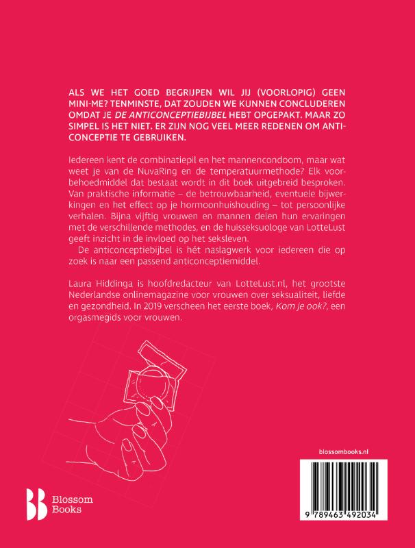 Achterkant van De anticonceptiebijbel
