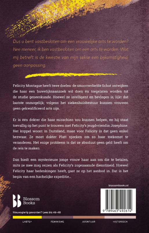 Achterkant van De expeditie van Felicity Montague