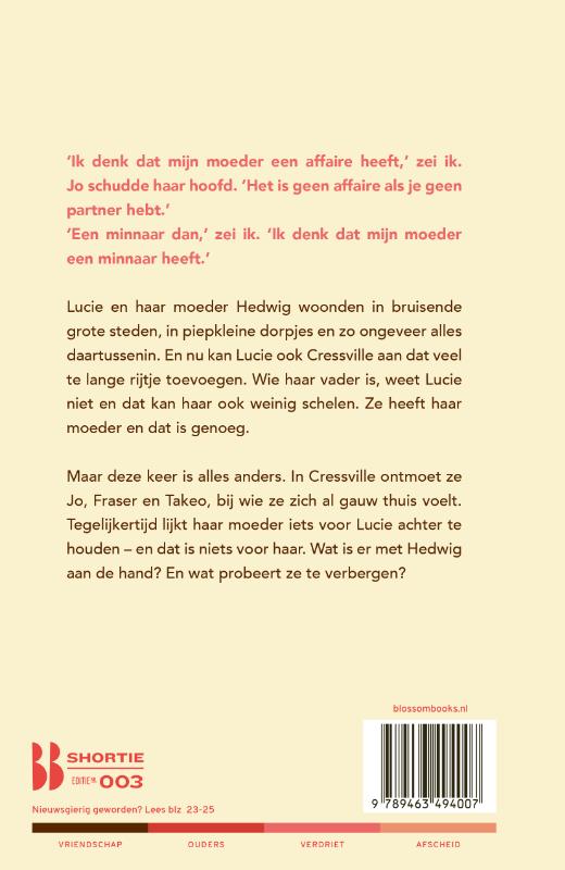 Achterkant van Wees Lucie