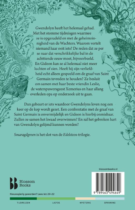 Achterkant van Smaragdgroen
