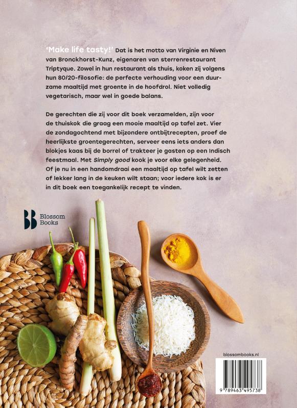 Achterkant van Simply good. Koken voor elke gelegenheid