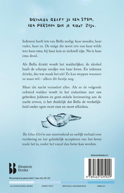 Achterkant van The glass girl