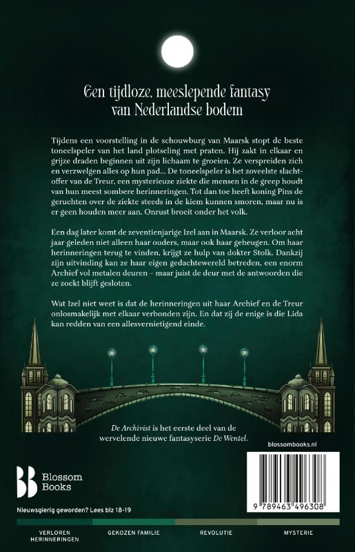 Achterkant van De Archivist