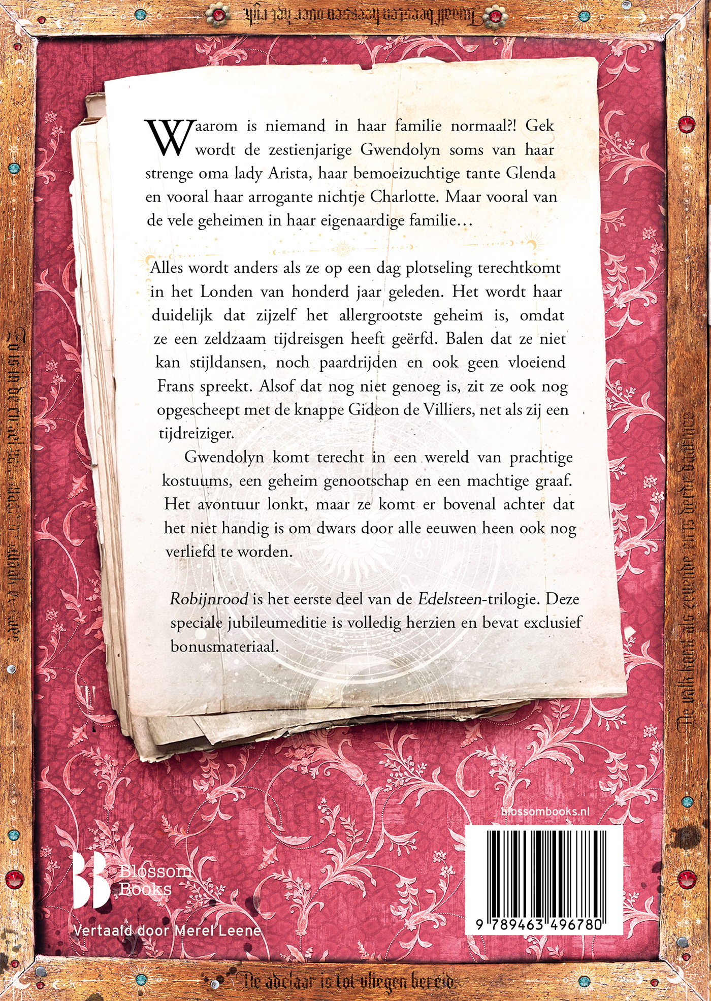 Achterkant van Robijnrood