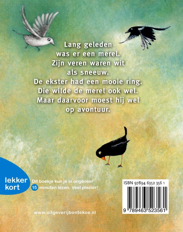 Achterkant van De witte merel