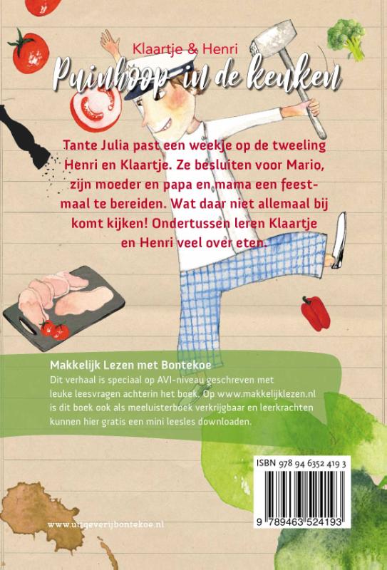 Achterkant van Puinhoop in de keuken