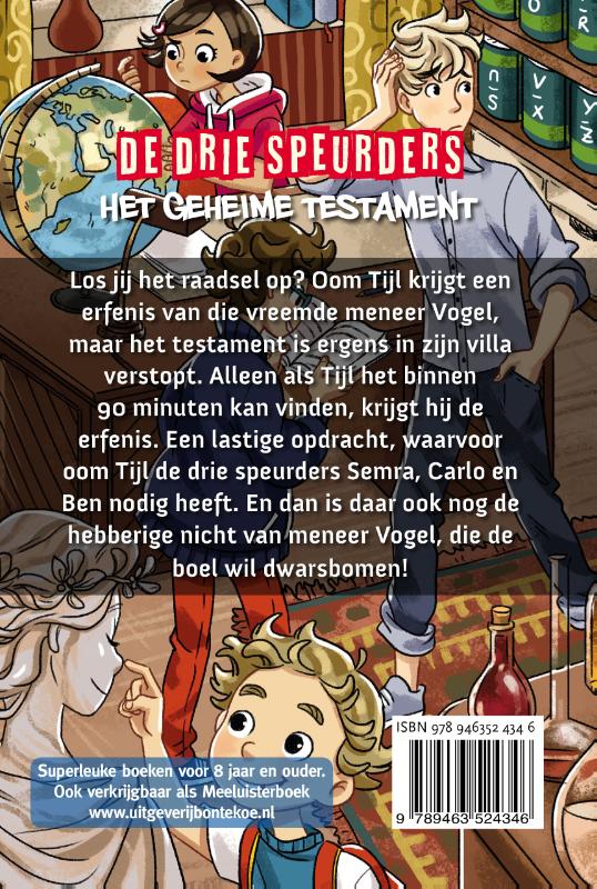 Achterkant van Het geheime testament