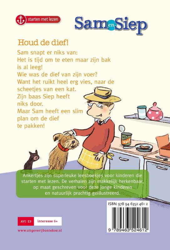 Achterkant van Houd de dief!