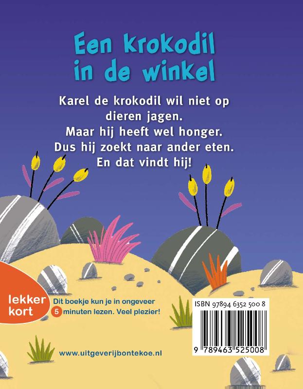 Achterkant van Een krokodil in de winkel