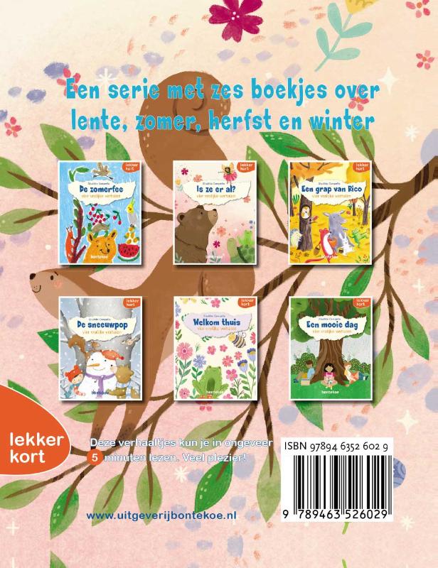 Achterkant van Is ze er al?