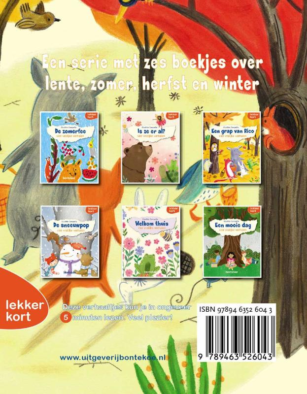 Achterkant van Een grap van Rico
