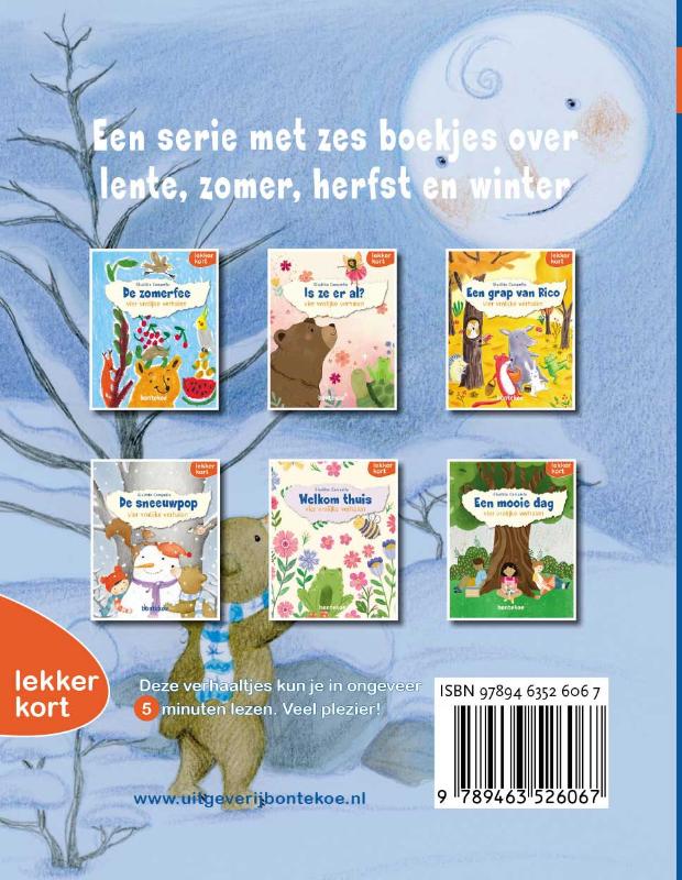 Achterkant van De sneeuwpop