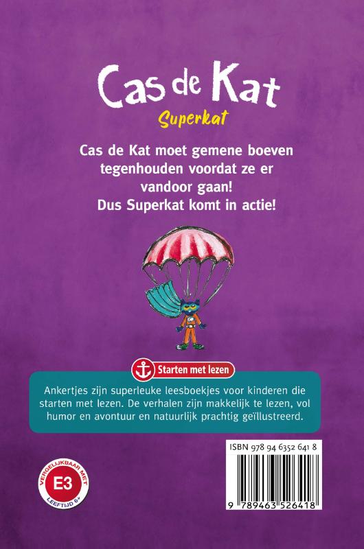 Achterkant van Cas de Kat Superkat
